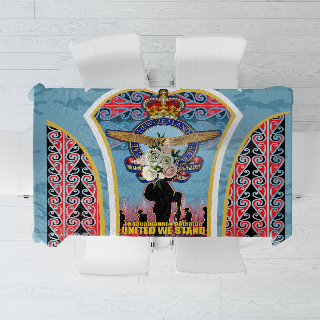 Royal New Zealand Air Force ANZAC Day Tablecloth Te Tauaarangi o Aotearoa