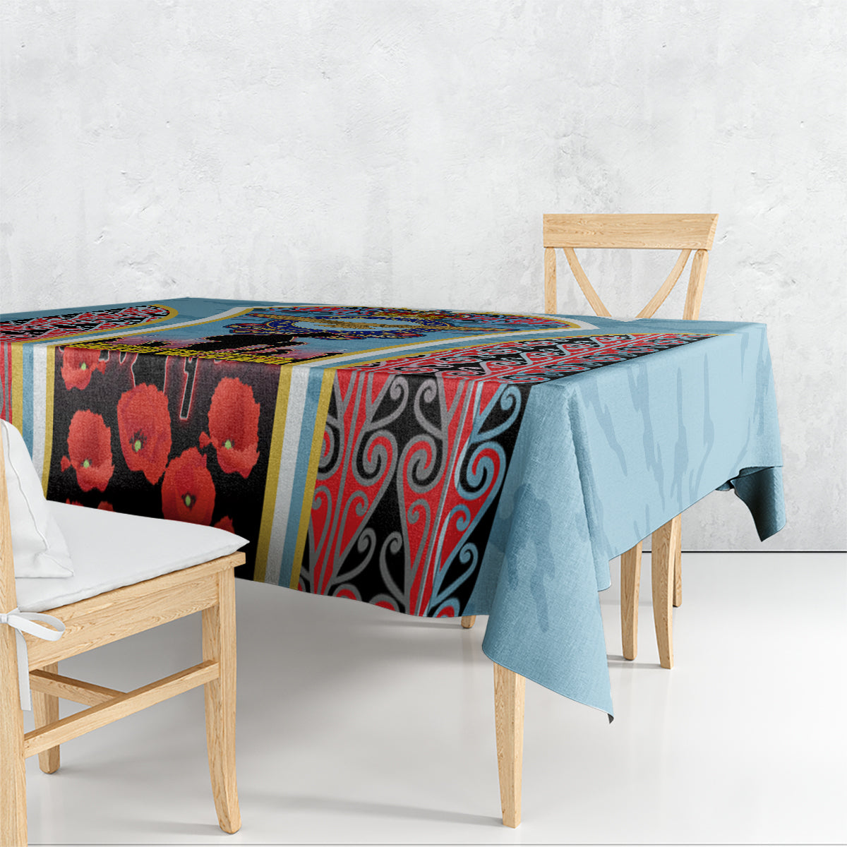 Royal New Zealand Air Force ANZAC Day Tablecloth Te Tauaarangi o Aotearoa