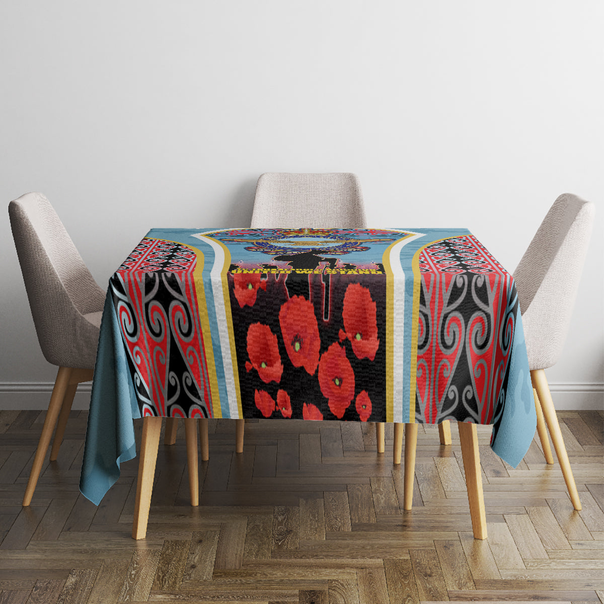 Royal New Zealand Air Force ANZAC Day Tablecloth Te Tauaarangi o Aotearoa