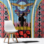 Royal New Zealand Air Force ANZAC Day Window Curtain Te Tauaarangi o Aotearoa