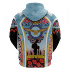 Royal New Zealand Air Force ANZAC Day Zip Hoodie Te Tauaarangi o Aotearoa