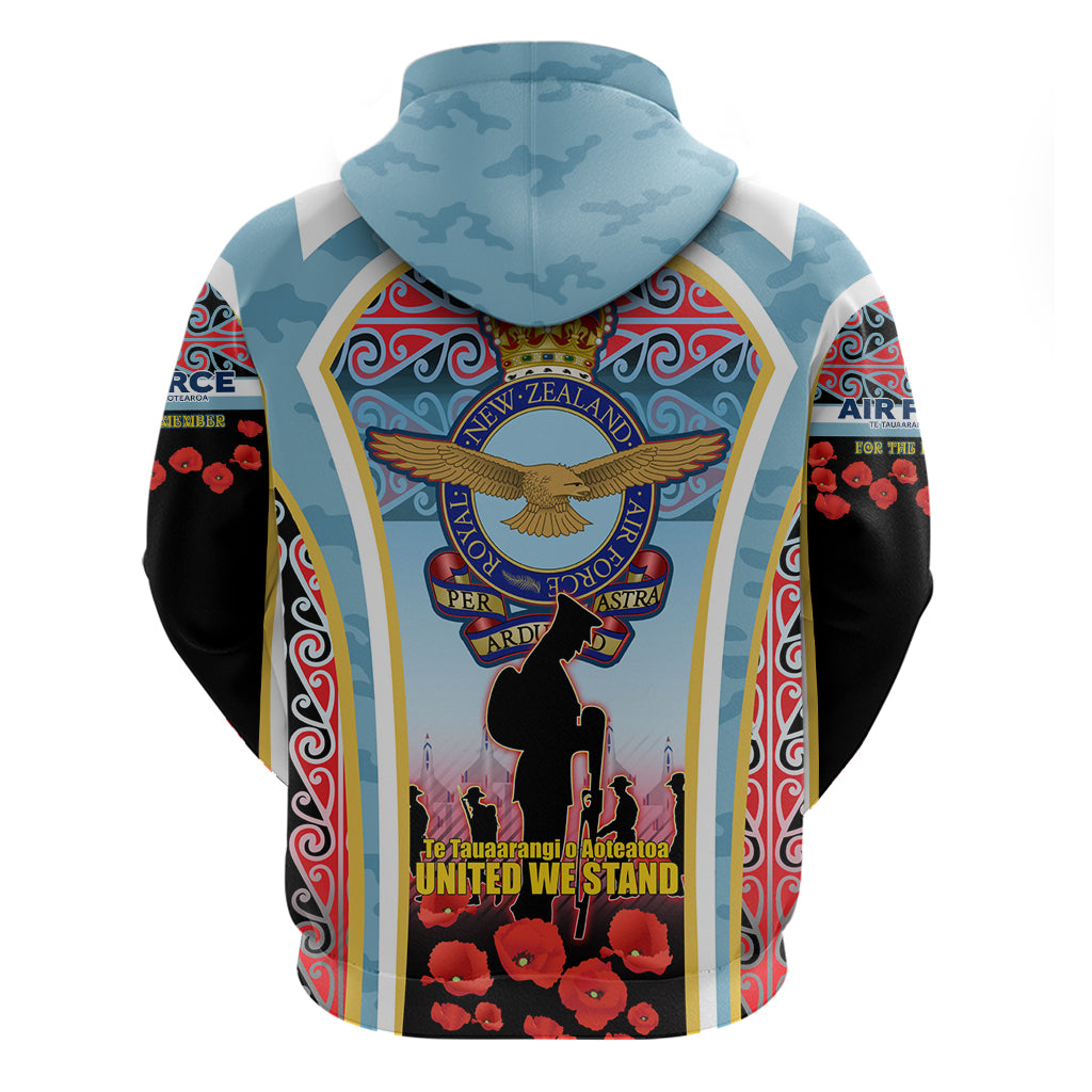 Royal New Zealand Air Force ANZAC Day Zip Hoodie Te Tauaarangi o Aotearoa