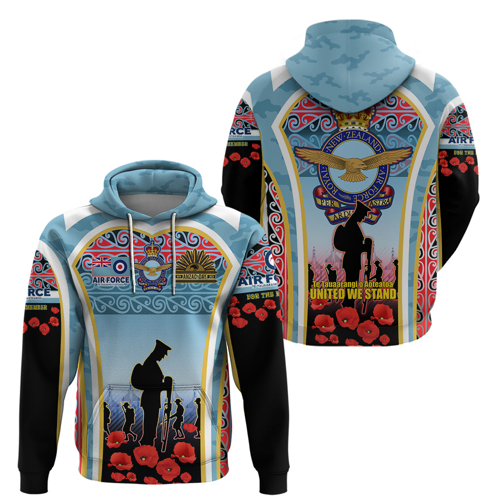 Royal New Zealand Air Force ANZAC Day Zip Hoodie Te Tauaarangi o Aotearoa