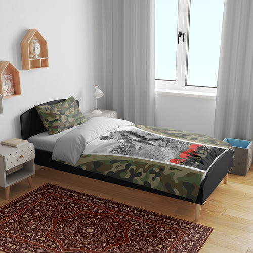 New Zealand and Australia ANZAC Day Bedding Set Koala and Kiwi Bird Soldier Gallipoli Camouflage Style