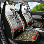 New Zealand and Australia ANZAC Day Car Seat Cover Koala and Kiwi Bird Soldier Gallipoli Camouflage Style