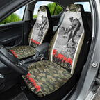 New Zealand and Australia ANZAC Day Car Seat Cover Koala and Kiwi Bird Soldier Gallipoli Camouflage Style