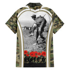 New Zealand and Australia ANZAC Day Hawaiian Shirt Koala and Kiwi Bird Soldier Gallipoli Camouflage Style