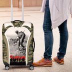 New Zealand and Australia ANZAC Day Luggage Cover Koala and Kiwi Bird Soldier Gallipoli Camouflage Style