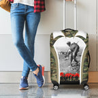 New Zealand and Australia ANZAC Day Luggage Cover Koala and Kiwi Bird Soldier Gallipoli Camouflage Style