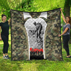 New Zealand and Australia ANZAC Day Quilt Koala and Kiwi Bird Soldier Gallipoli Camouflage Style