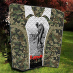 New Zealand and Australia ANZAC Day Quilt Koala and Kiwi Bird Soldier Gallipoli Camouflage Style
