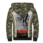 New Zealand and Australia ANZAC Day Sherpa Hoodie Koala and Kiwi Bird Soldier Gallipoli Camouflage Style