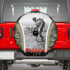 New Zealand and Australia ANZAC Day Spare Tire Cover Koala and Kiwi Bird Soldier Gallipoli Camouflage Style