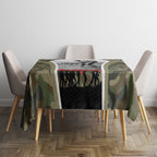 New Zealand and Australia ANZAC Day Tablecloth Koala and Kiwi Bird Soldier Gallipoli Camouflage Style