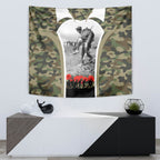 New Zealand and Australia ANZAC Day Tapestry Koala and Kiwi Bird Soldier Gallipoli Camouflage Style