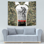 New Zealand and Australia ANZAC Day Tapestry Koala and Kiwi Bird Soldier Gallipoli Camouflage Style