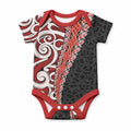 New Zealand Maori Stylized Koru Baby Onesie