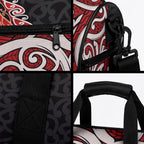 New Zealand Maori Stylized Koru Duffle Bag