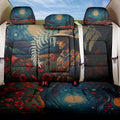 New Zealand Soldier ANZAC Day Back Car Seat Cover Silver Fern Starry Night Style