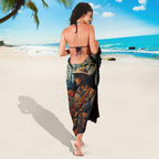 New Zealand Soldier ANZAC Day Sarong Silver Fern Starry Night Style