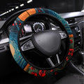 New Zealand Soldier ANZAC Day Steering Wheel Cover Silver Fern Starry Night Style
