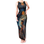 New Zealand Soldier ANZAC Day Tank Maxi Dress Silver Fern Starry Night Style