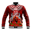 New Zealand ANZAC Waitangi Day Baseball Jacket Hei Tiki and Soldier