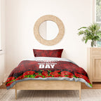 New Zealand ANZAC Waitangi Day Bedding Set Hei Tiki and Soldier