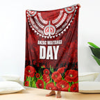 New Zealand ANZAC Waitangi Day Blanket Hei Tiki and Soldier