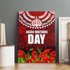 New Zealand ANZAC Waitangi Day Canvas Wall Art Hei Tiki and Soldier