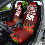 New Zealand ANZAC Waitangi Day Car Seat Cover Hei Tiki and Soldier