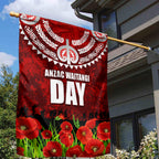 New Zealand ANZAC Waitangi Day Garden Flag Hei Tiki and Soldier