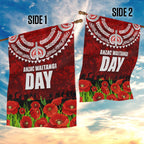 New Zealand ANZAC Waitangi Day Garden Flag Hei Tiki and Soldier