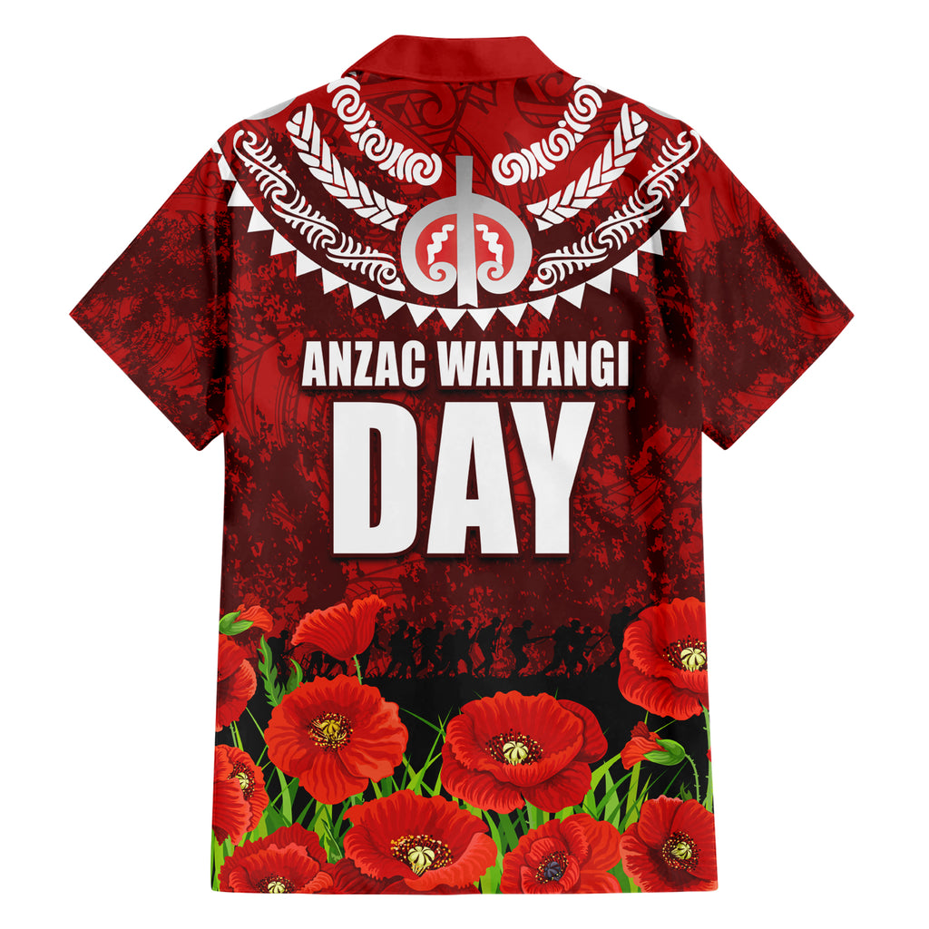New Zealand ANZAC Waitangi Day Hawaiian Shirt Hei Tiki and Soldier
