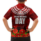 New Zealand ANZAC Waitangi Day Hawaiian Shirt Hei Tiki and Soldier