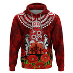 New Zealand ANZAC Waitangi Day Hoodie Hei Tiki and Soldier