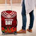 New Zealand ANZAC Waitangi Day Luggage Cover Hei Tiki and Soldier
