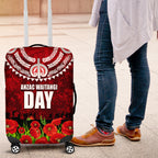 New Zealand ANZAC Waitangi Day Luggage Cover Hei Tiki and Soldier