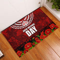 New Zealand ANZAC Waitangi Day Rubber Doormat Hei Tiki and Soldier
