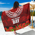 New Zealand ANZAC Waitangi Day Sarong Hei Tiki and Soldier