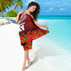 New Zealand ANZAC Waitangi Day Sarong Hei Tiki and Soldier
