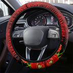 New Zealand ANZAC Waitangi Day Steering Wheel Cover Hei Tiki and Soldier