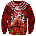 New Zealand ANZAC Waitangi Day Sweatshirt Hei Tiki and Soldier