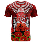 New Zealand ANZAC Waitangi Day T Shirt Hei Tiki and Soldier