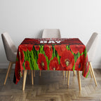 New Zealand ANZAC Waitangi Day Tablecloth Hei Tiki and Soldier
