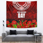 New Zealand ANZAC Waitangi Day Tapestry Hei Tiki and Soldier