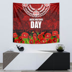 New Zealand ANZAC Waitangi Day Tapestry Hei Tiki and Soldier