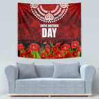 New Zealand ANZAC Waitangi Day Tapestry Hei Tiki and Soldier