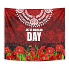 New Zealand ANZAC Waitangi Day Tapestry Hei Tiki and Soldier