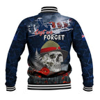 New Zealand ANZAC Day Baseball Jacket Freedom Ain't Free